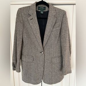 Lauren Ralph Lauren Silk Equestrian Blazer
